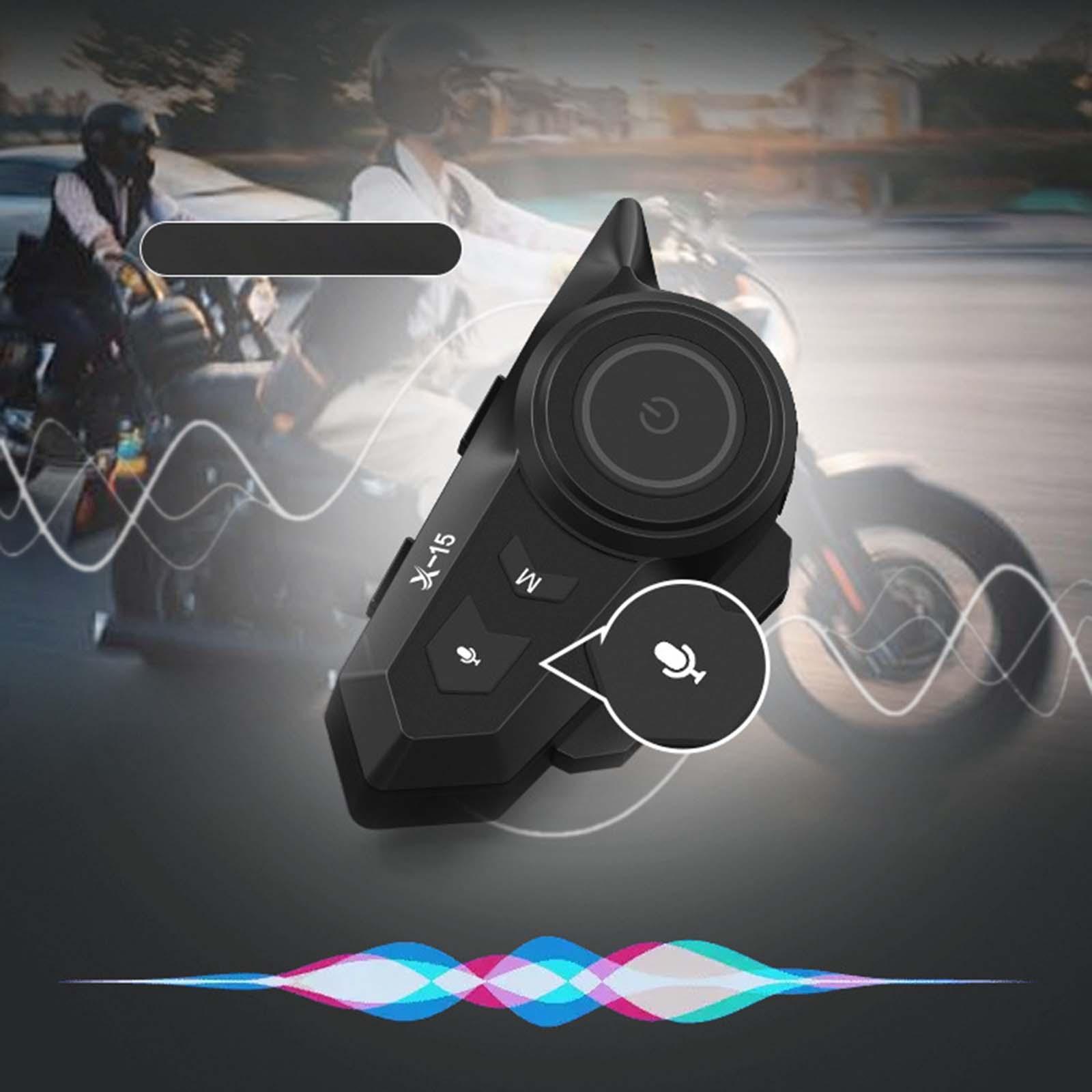 Headset  Earphone Auto Answer Incoming Calls Motorcycle V5.0 Headset  Audio System for Half/Open Face  Riding