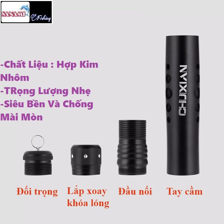 Hạ lóng cần tay CHIXUAN chất liệu hợp kim nhôm chống gỉ sét chuyên dụng câu đài , câu đơn tiện lợi LK-11