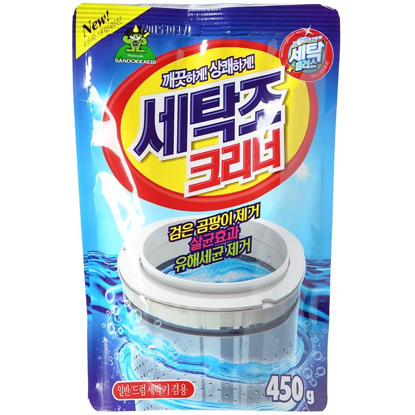 Gói bột tẩy lồng máy giặt Sandokkaebi Korea 450g