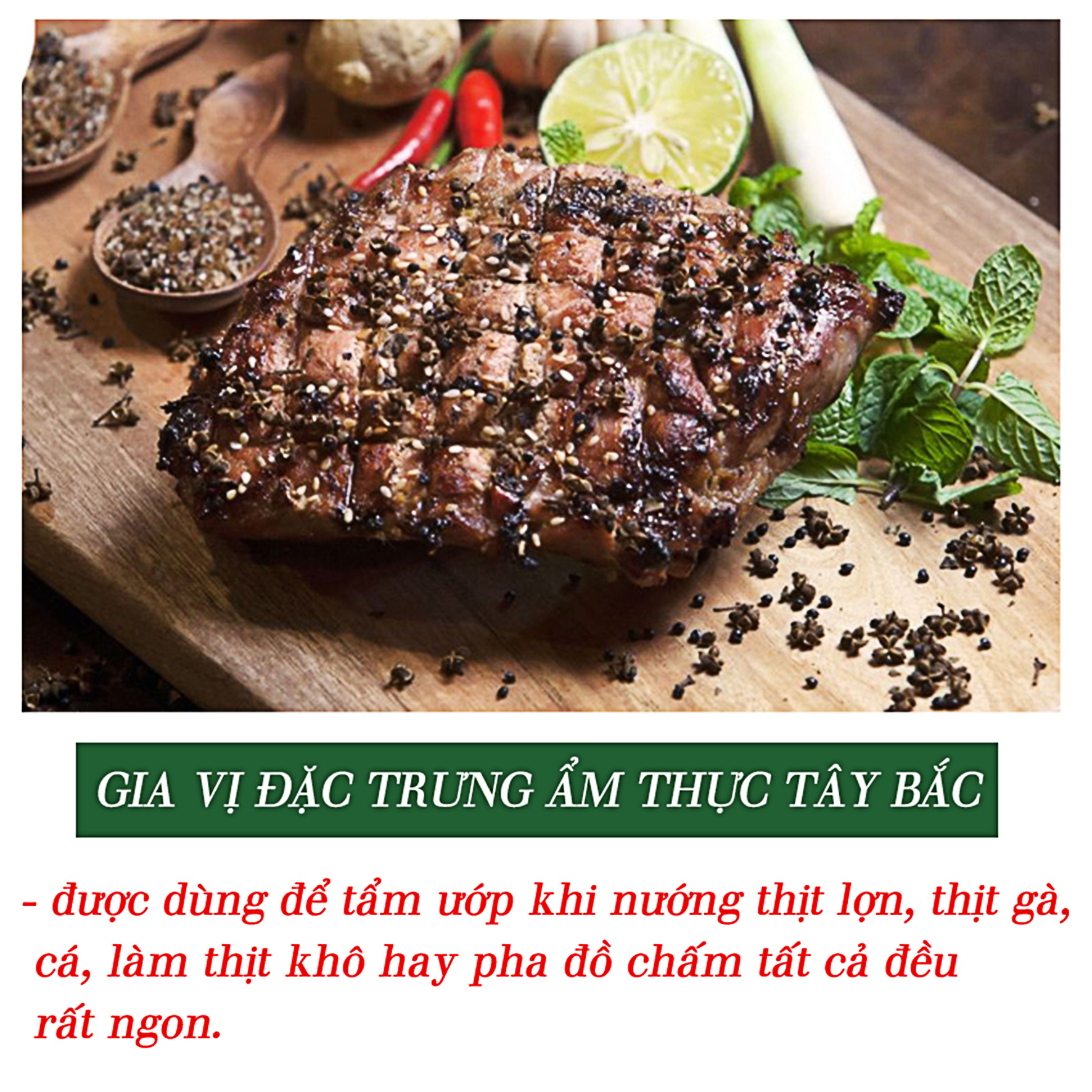 Hạt dổi nếp, dổi rừng Tây Bắc 50g