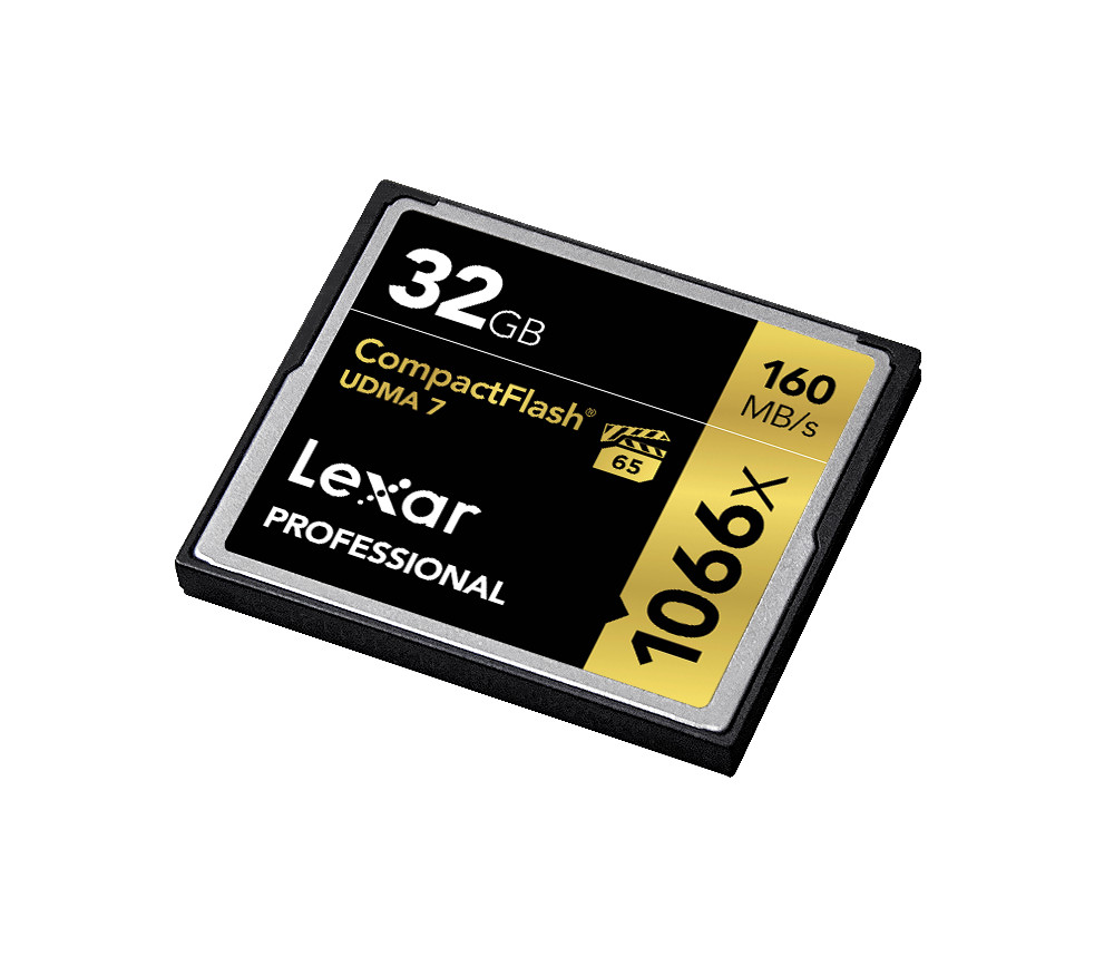 Thẻ Nhớ  Lexar CF 32GB Professional 1066x  (160 Mb/s) - Hàng chính hãng