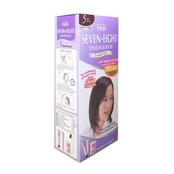 Nhuộm phủ bạc dưỡng chất Seven Eight ESSENCERICH Hair Color (50g + 50g) Nhật Bản