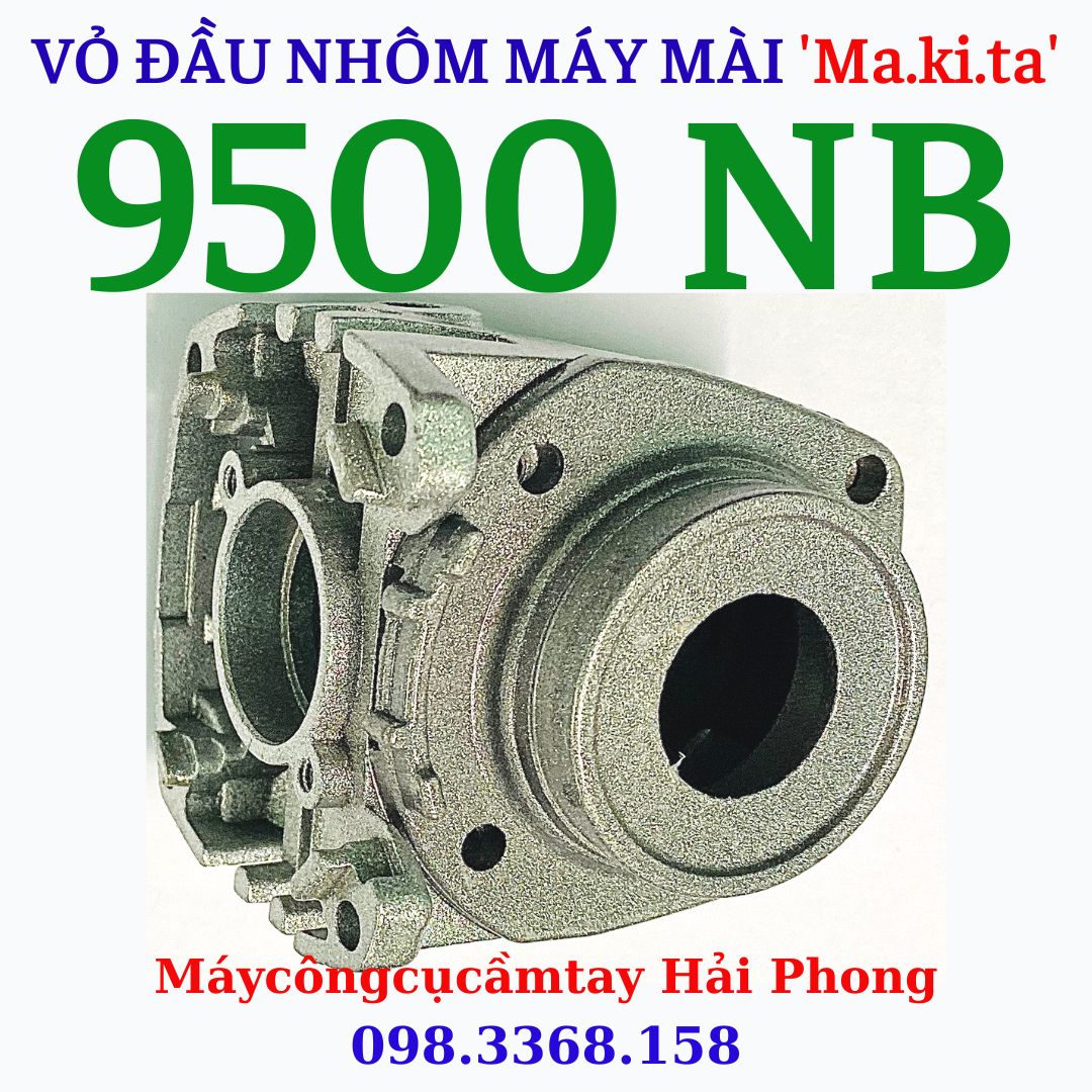 Vỏ đầu nhôm máy mài dùng cho 'Ma.ki.ta' mod. 9500 NB , 'DCA'  mod. ASM02-100A , 'DongCheng' mod. DSM02-100A