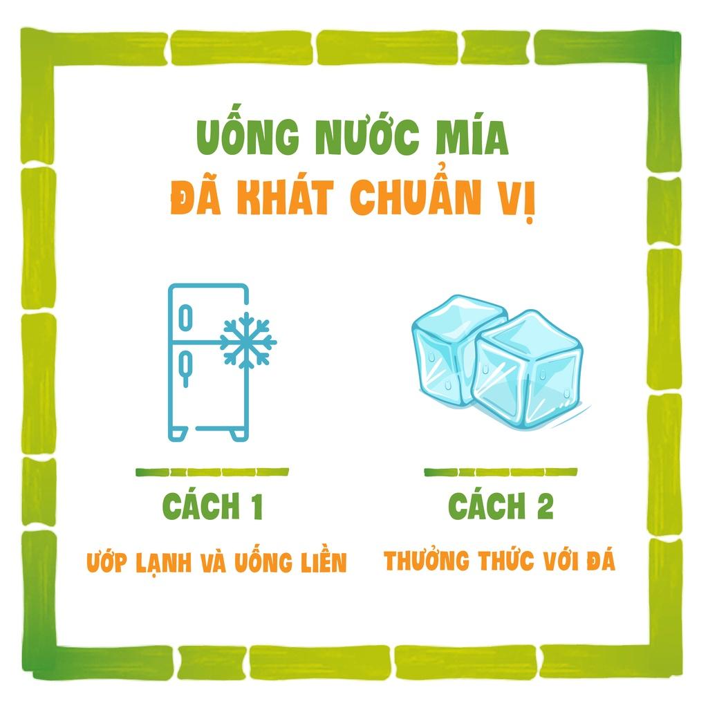 Combo_12_Lon Nước Mía Tắc Tự Nhiên MÍAHA dung tích 240ml/Lon