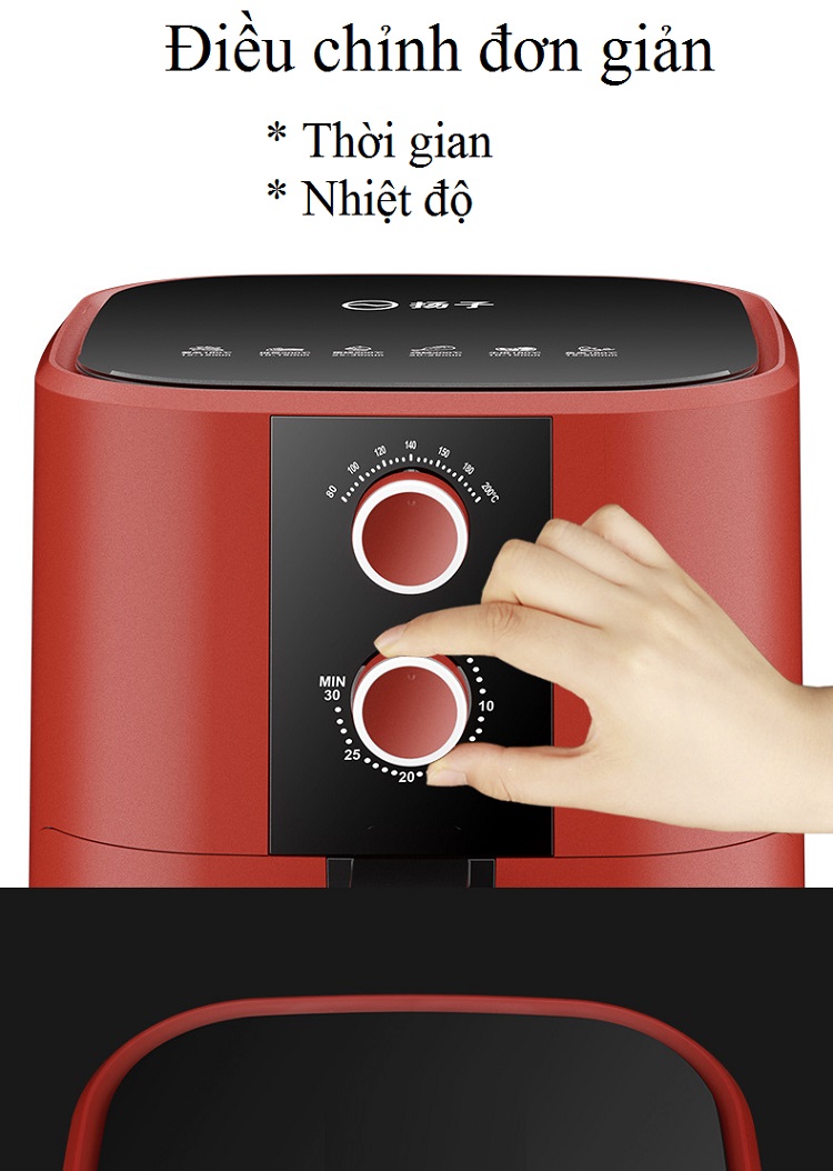 Nồi chiên không dầu(Air Fryer 5L BW-2012D) - Hàng nhập khẩu