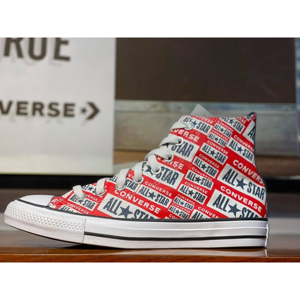 Giày Sneaker Unisex Converse Chuck Taylor All Star Logo Play Hi Red - 166984V