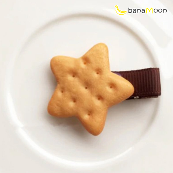 Kẹp tóc mái họa tiết cookie đáng yêu