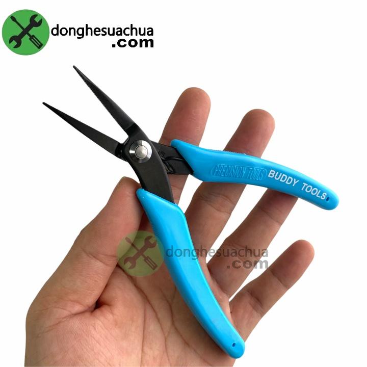 Kìm nhọn cán xanh 4.5 inch 125mm Buddy BG0010