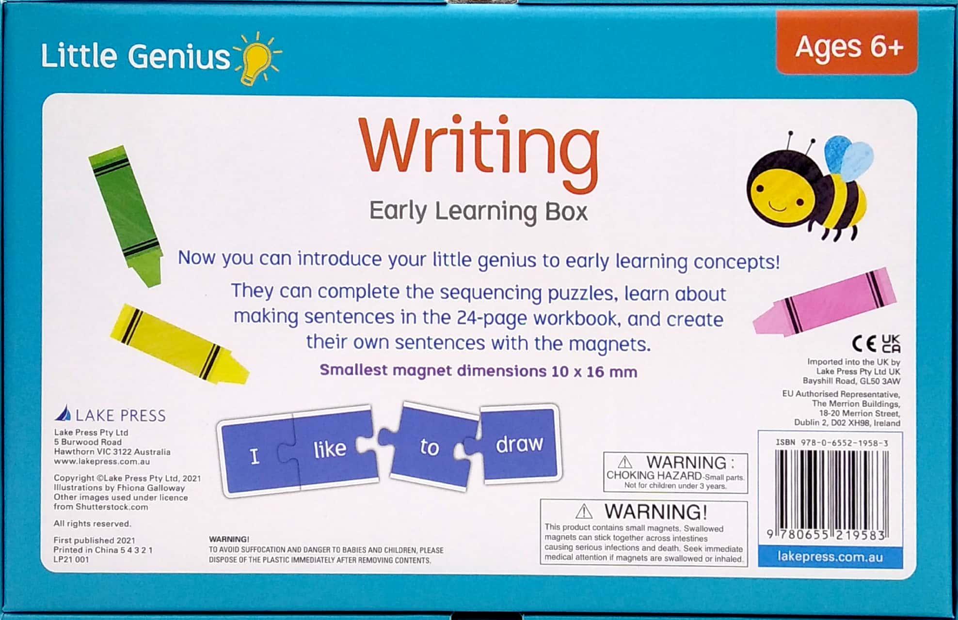 Little Genius: Writing Early Learning Box