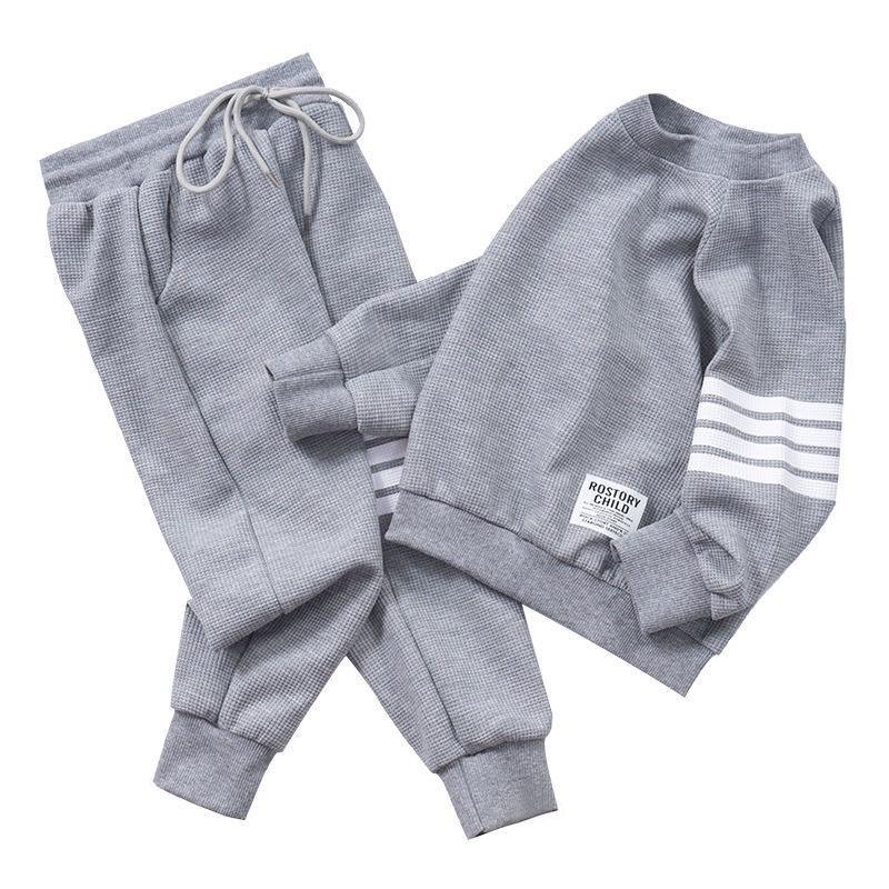 Bộ thu đông bé trai kẻ ba vạch, bé gái sumo kids set đồ bộ dài tay cho bé cotton tổ ong mềm mịn cho bé từ 7-28kg