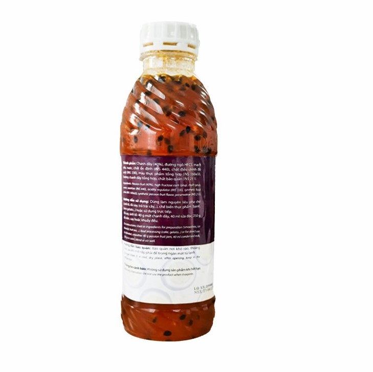 Mứt Chanh Dây Déli Chai 1L HSD: 18 tháng, nguyên liệu pha chế trà trái cây, soda,...