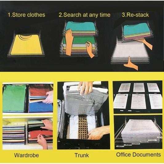 Khay gấp gọn quần áo tiện lợi và tiết kiệm không gian