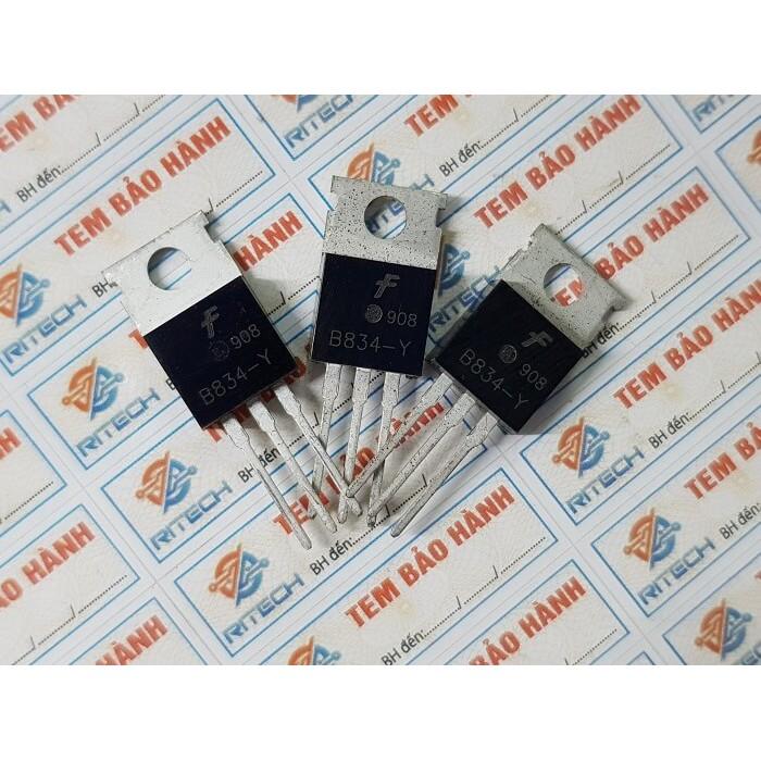 Combo 10 chiếc B834-Y, 2SB834, B834 Transistor PNP 3A-60V TO-220 hàng chính hãng