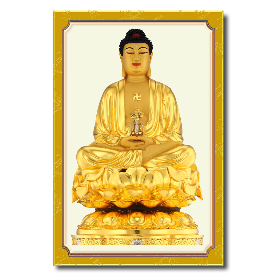 Tranh Treo Tường Phật Vàng