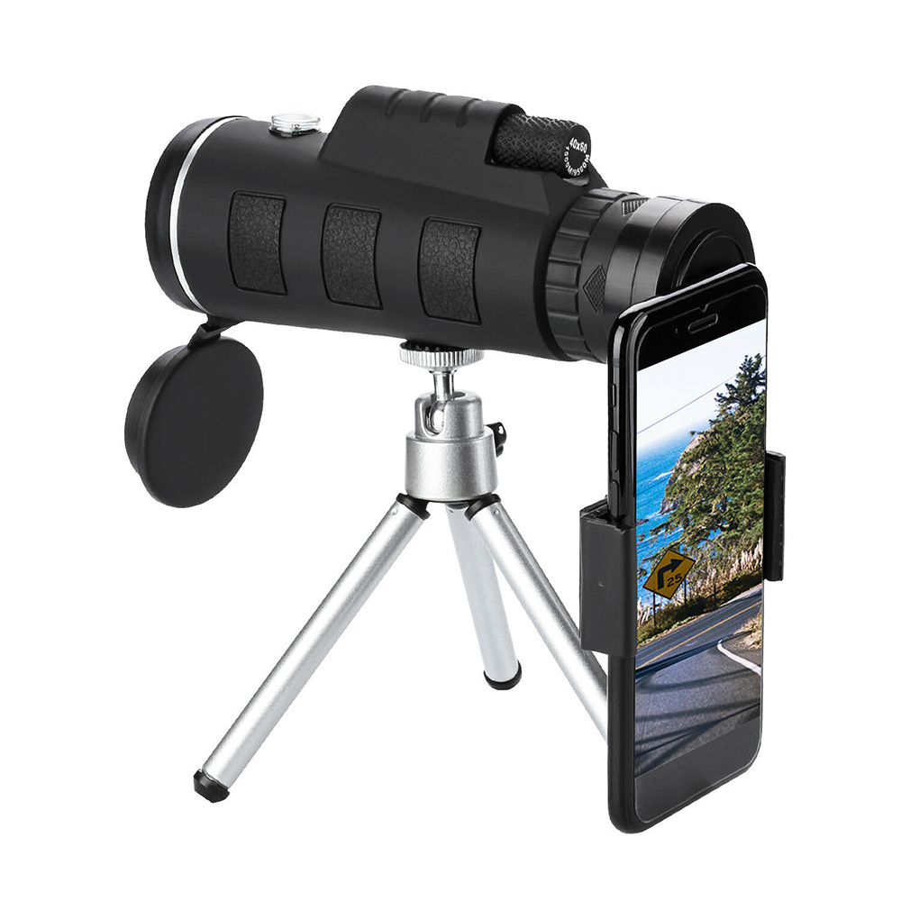XỐng kính quang học Zoom 40X60, ống nhòm kèm giá đỡ máy