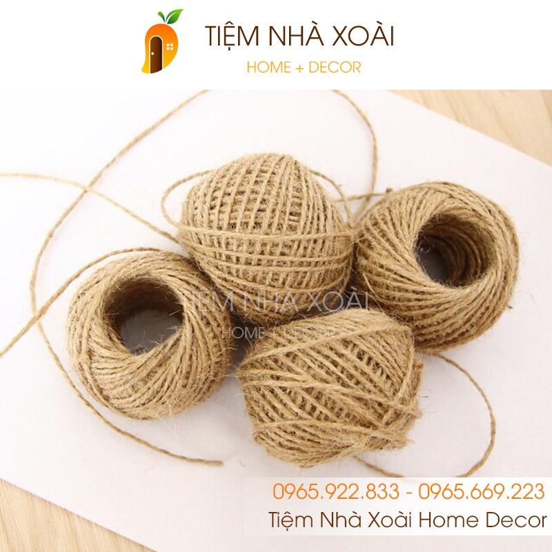 Dây thừng Dây Gai (Cói) trang trí Decor, treo ảnh, làm đồ hand made