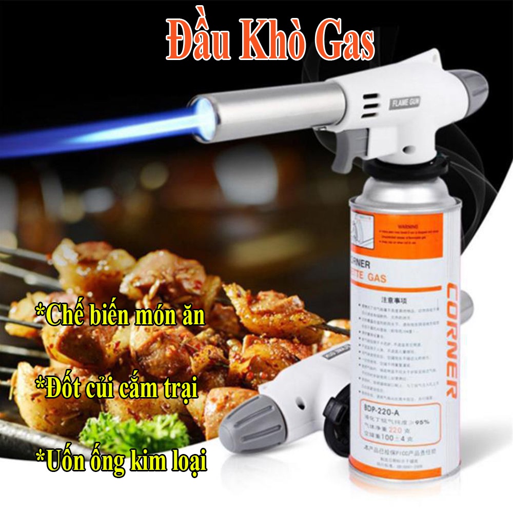 (Loại tốt) Bộ đầu khò ga mini FLAM JAPAN mẫu mới bản nâng cấp tiết kiệm ga