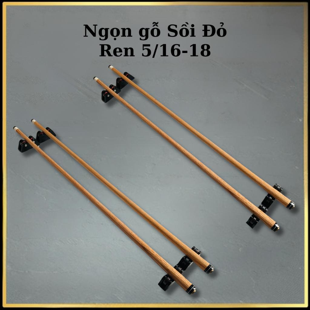 Ngọn cơ Bi A Bida Ren 5/16-18 dễ dàng thay ngọn- Làm Bằng Gỗ Sồi Trắng -Sồi Đỏ- Phong Canada -Phong Nga- Gỗ Tần Bì - Ngọn Gỗ Tần Bì
