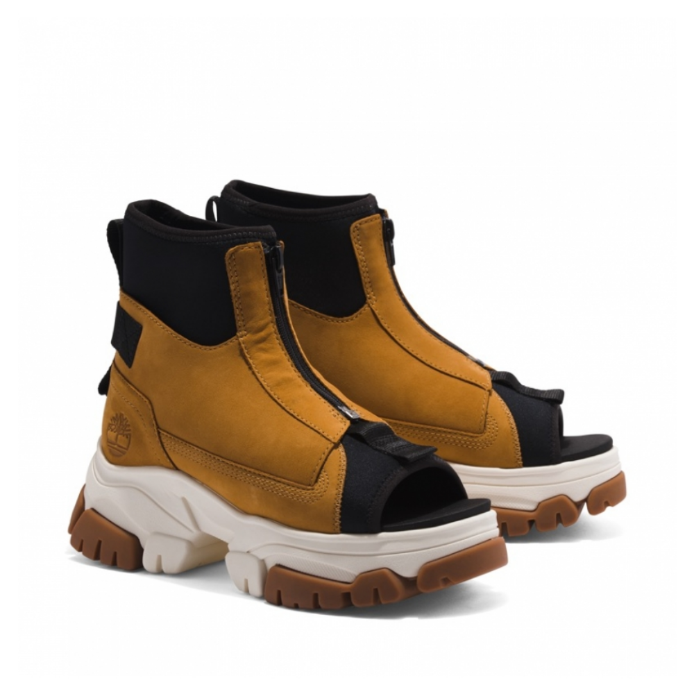 [NEW 2023] Timberland Giày Nữ Adley Way Sandal Boot Wheat Nubuck TB0A5W4424