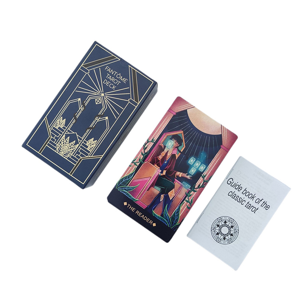 Bộ Bài Fantôme Tarot 78 Lá Bài 7x12 Cm Tặng Đá Thanh Tẩy