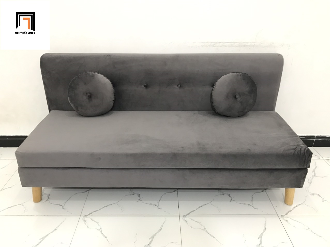 Ghế sofa băng KT vải nhung nhiều màu sắc, kích cỡ