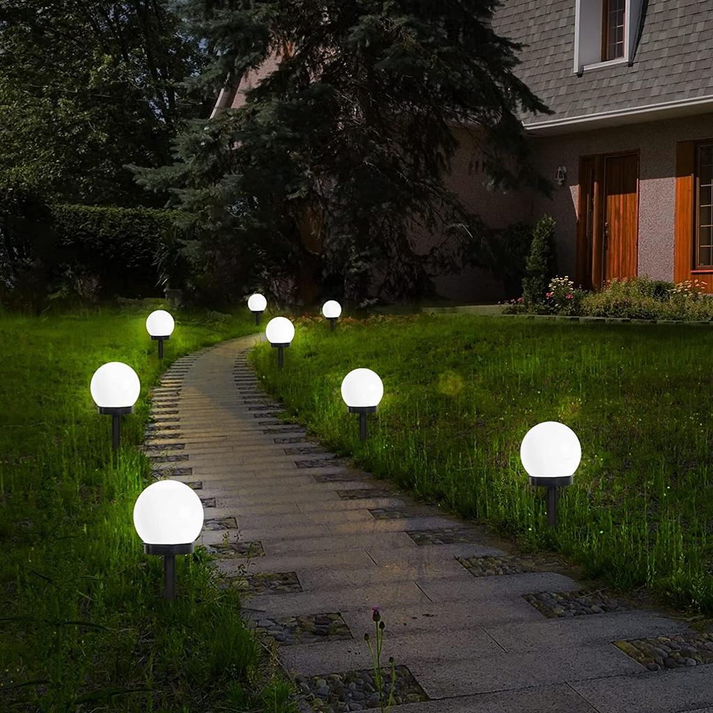 Bóng Đèn Led Hình Cầu Chống Thấm Nước Sử Dụng Năng Lượng Mặt Trời Dùng Trang Trí Ngoài Trời