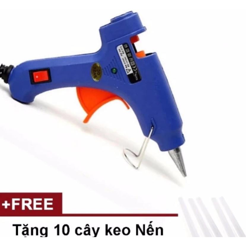 Combo 20 súng bắn keo 20W + 200 keo nến nhỏ dài 25cm