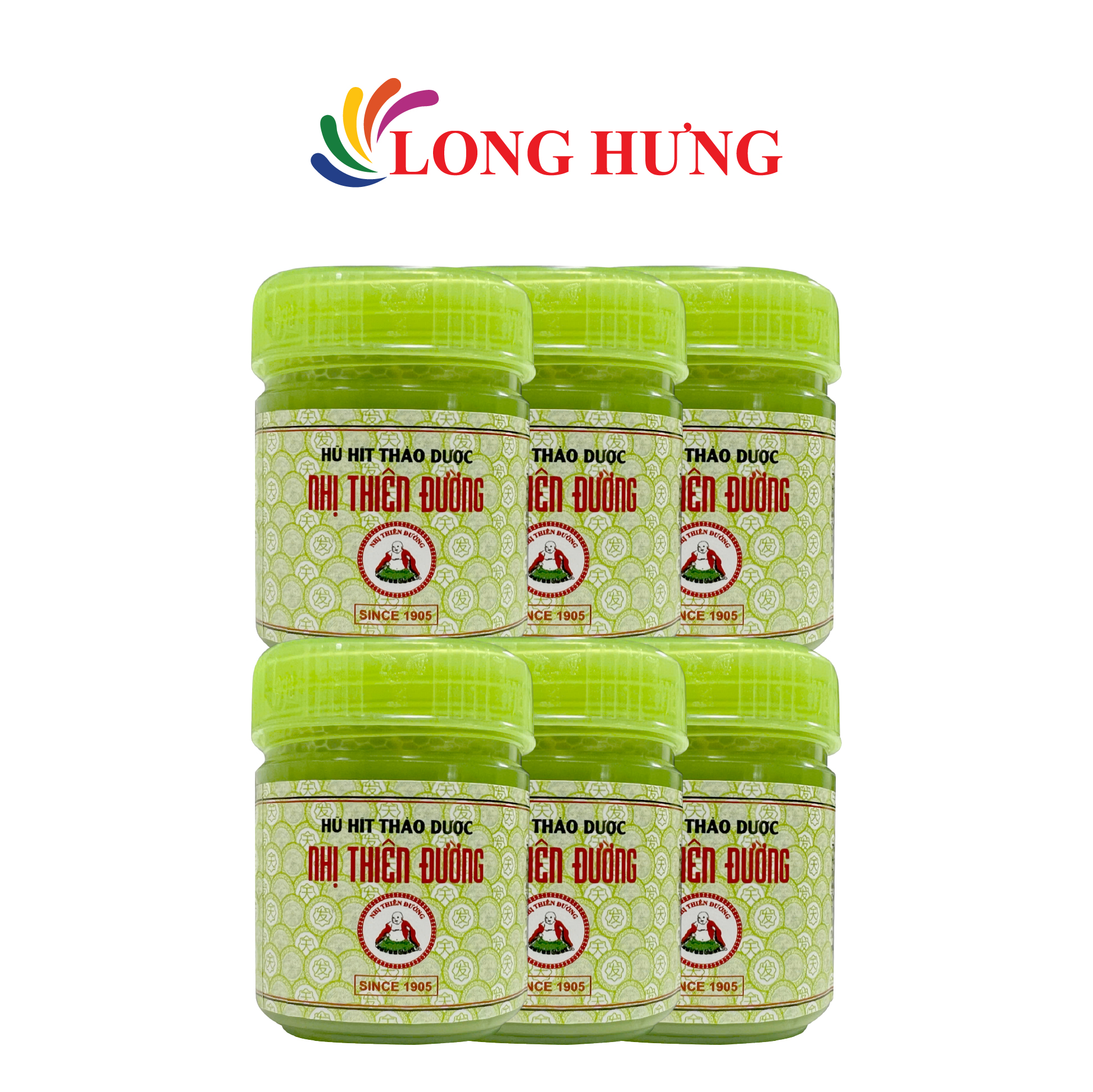 Hũ hít thảo dược Nhị Thiên Đường 17g - (01 Hũ/ 02 Hũ/ 03 Hũ/ 04 Hũ/ 05 Hũ/ 06 Hũ) - Hàng chính hãng