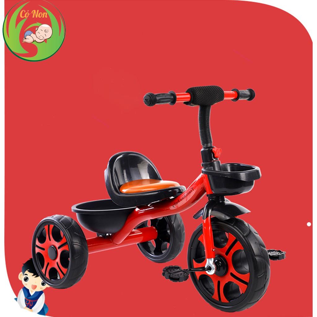 Xe đạp 3 bánh cho bé yên bọc da cao cấp