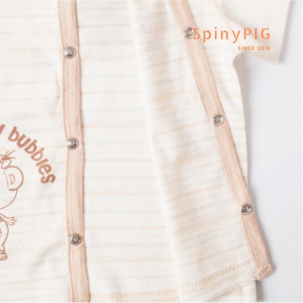 Áo sơ sinh 0-2 tuổi 100% cotton hữu cơ tự nhiên không chất tẩy nhuộm