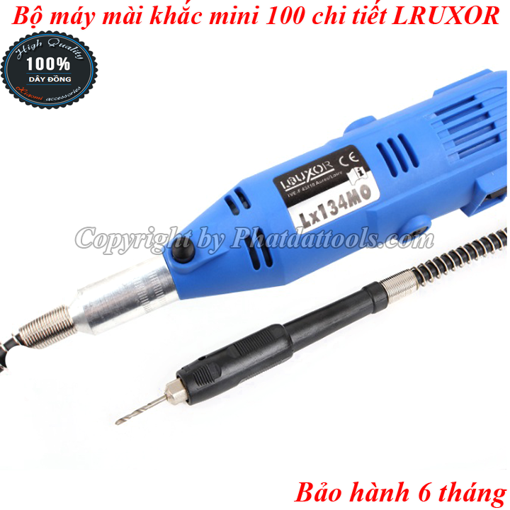 Bộ máy mài khắc 100 chi tiết LRUXOR