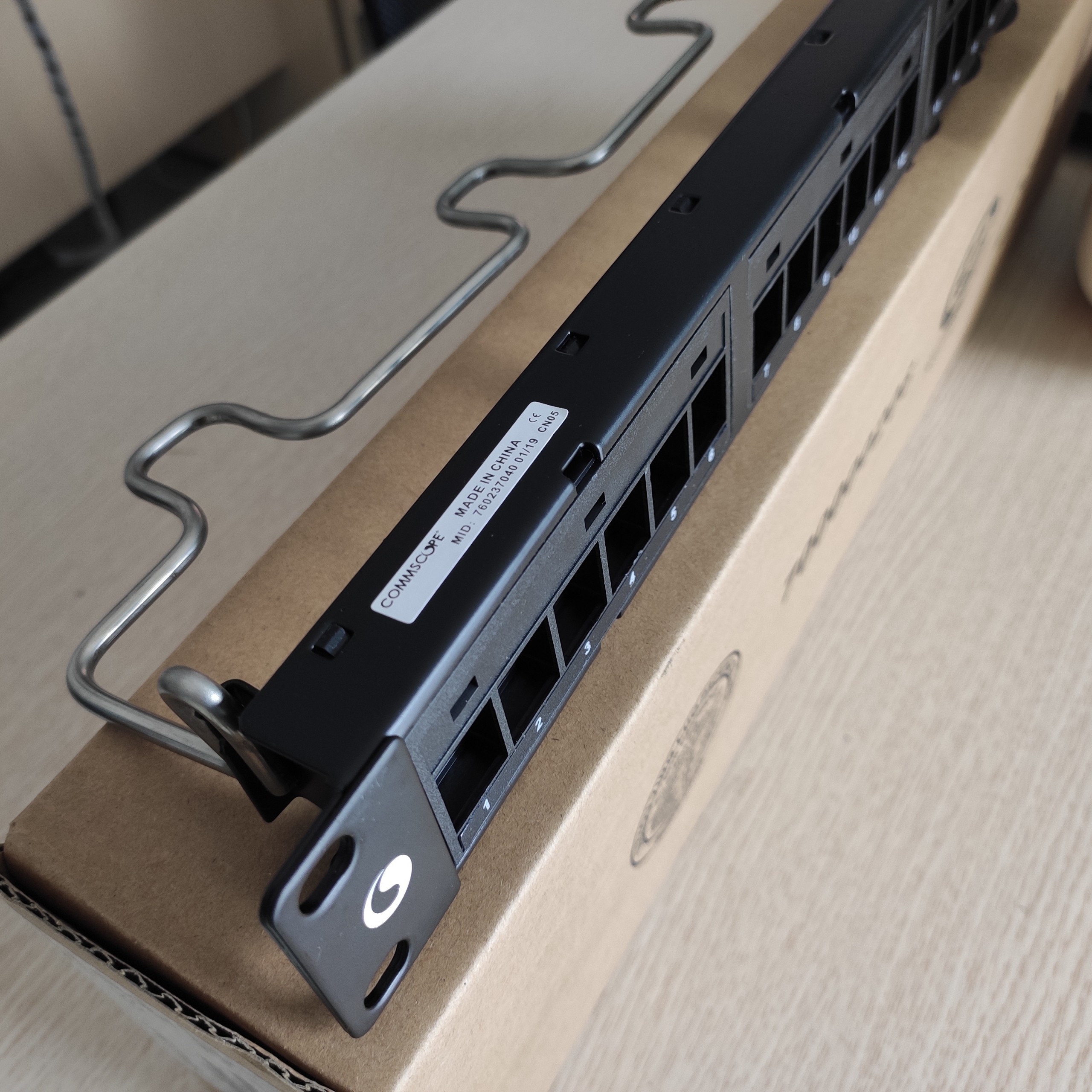 Patch panel 24 port cat5e