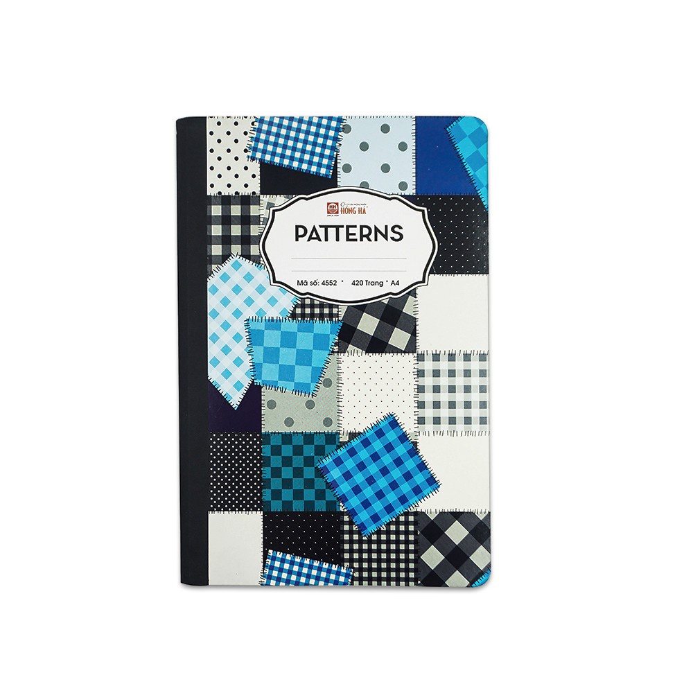 Sổ Kẻ Ngang HH 420 Trang Patterns Bề Mặt Giấy Láng Mịn, Viết Êm Tay, Tạo Nét Chữ Đẹp. Giấy Viết Không Nhòe, Không Thấm Mực Sang Trang Sau, Tốt Cho Người Sử Dụng.