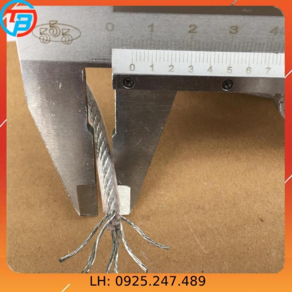 Combo dây phơi cáp lụa bọc nhựa 5mm