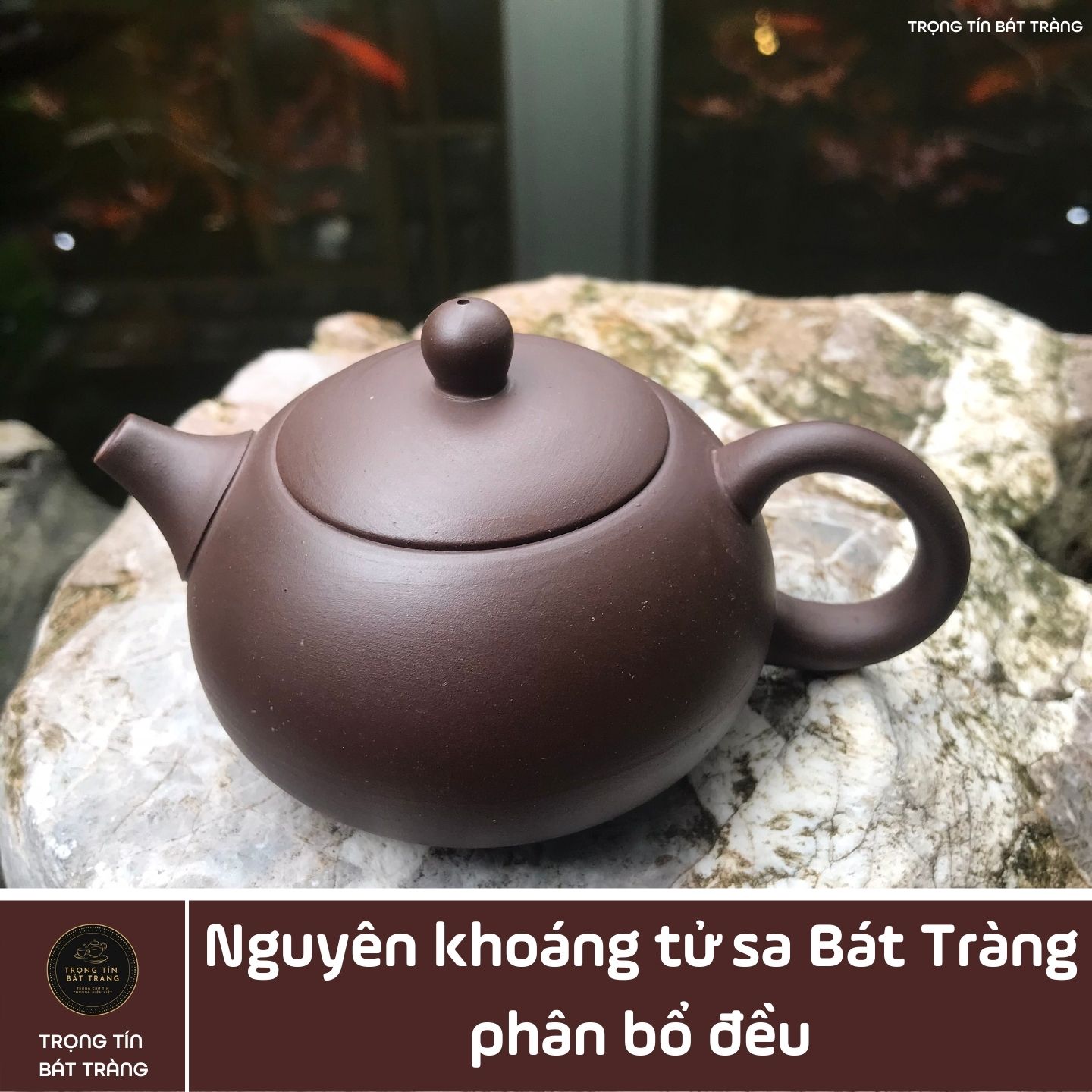 Ấm Trà Tử Sa Bát Tràng AHS 0090