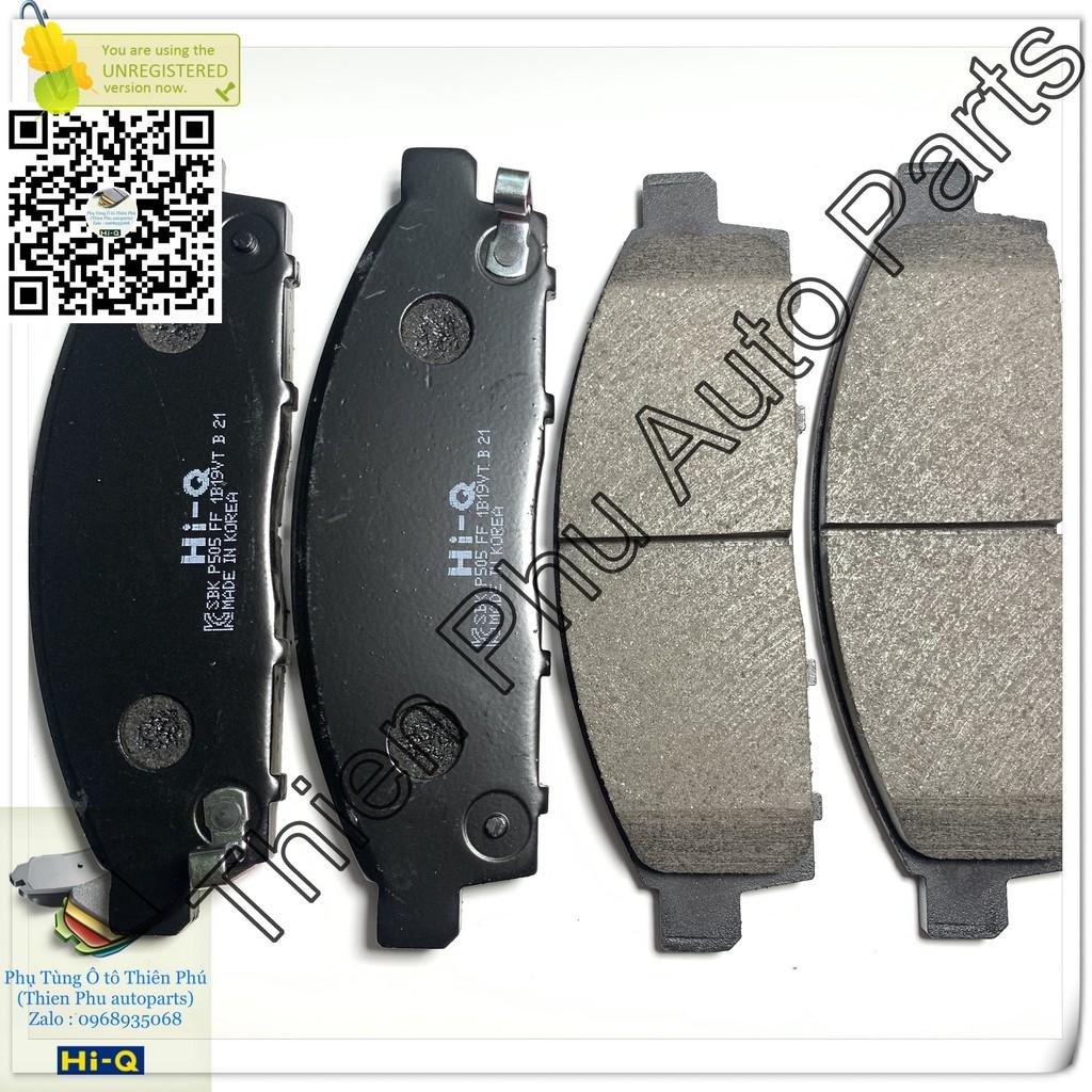 Má phanh chính hãng Hi-Q cho Triton ( 04- ) + L200 (05 - 08). - Bố thắng trước. OEM Brake Pad :4605A284 D1060JX50B