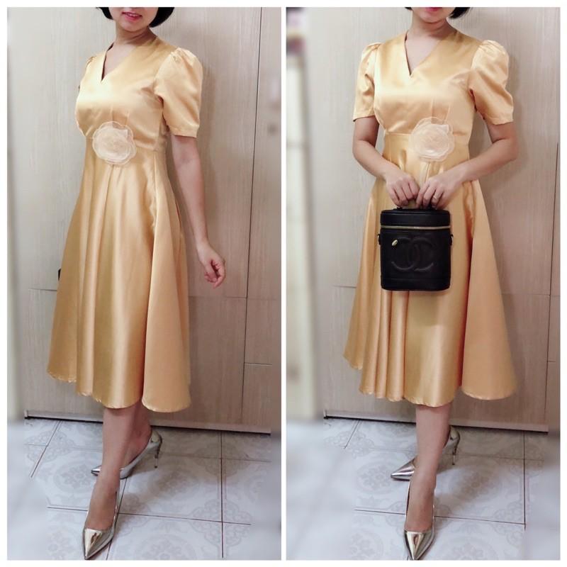 Đầm dự tiệc dáng xoè