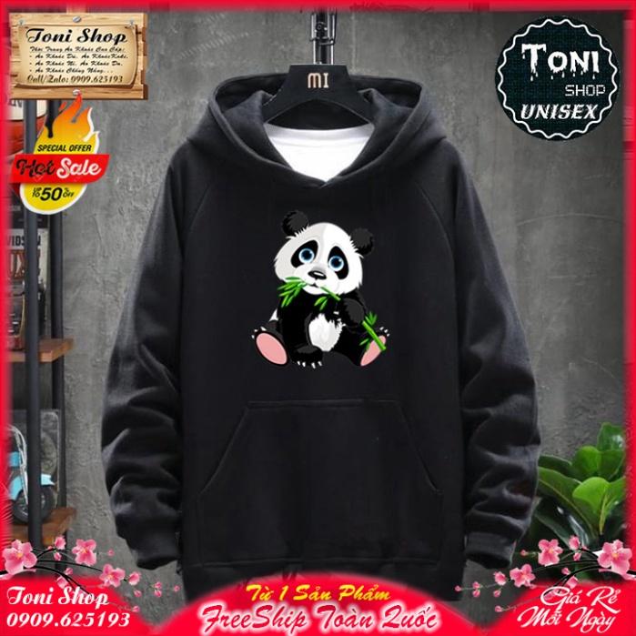 ÁO HOODIE GẤU TRÚC PANDA - In Pet Siêu Bền Siêu Đẹp
