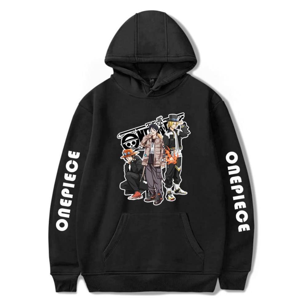 Top 9 áo hoodie One Piece Zoro Luffy Ace chất nhất / siêu hót - đủ size trẻ em