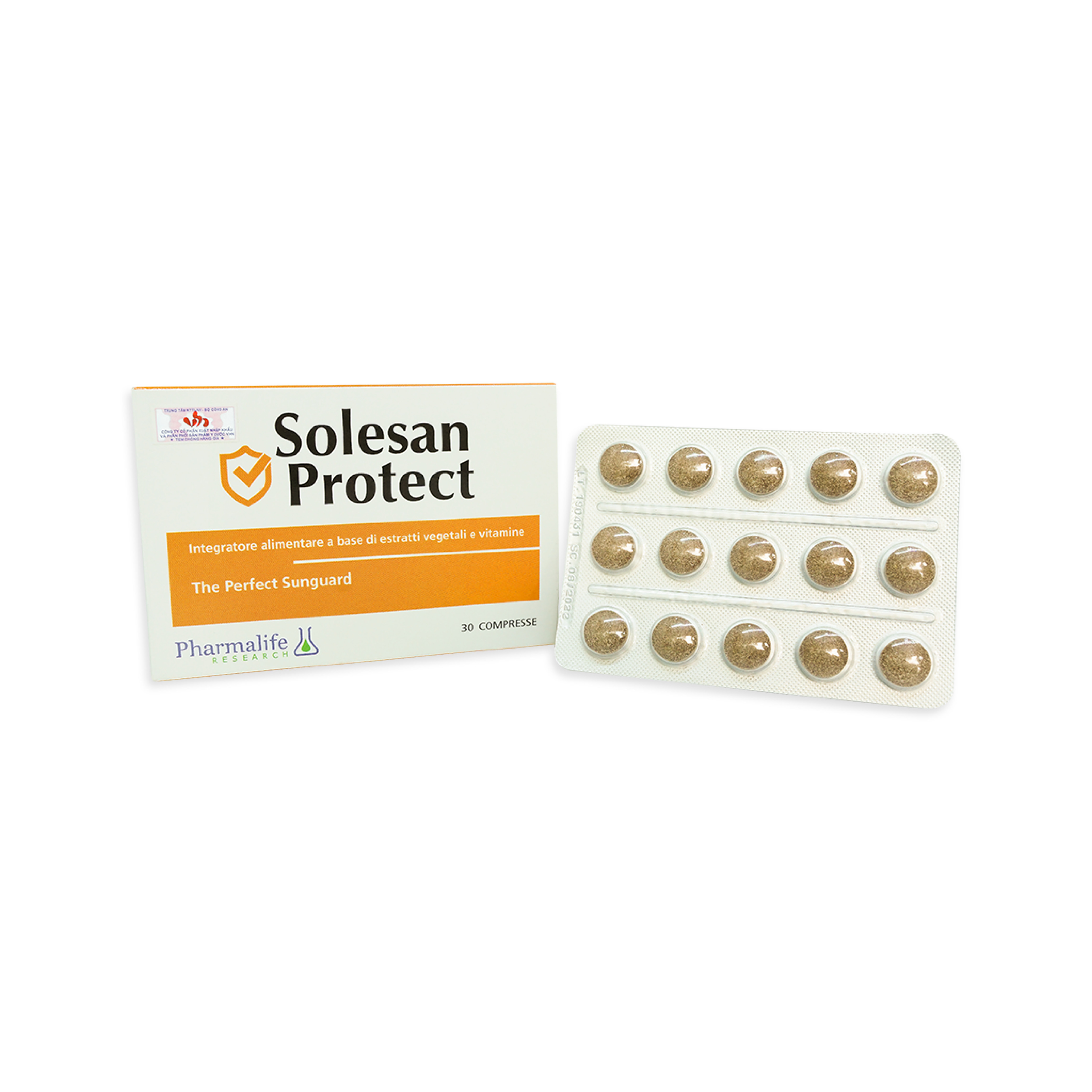 Pharmalife Viên Uống Chống Nắng Và Dưỡng Trắng Da Solesan Protect 30 viên 