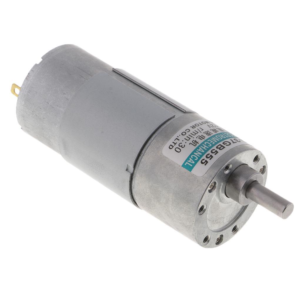 XD-37GB555 DC12V 15W 30RPM Micro Gear Motor High  Adjustable Speed