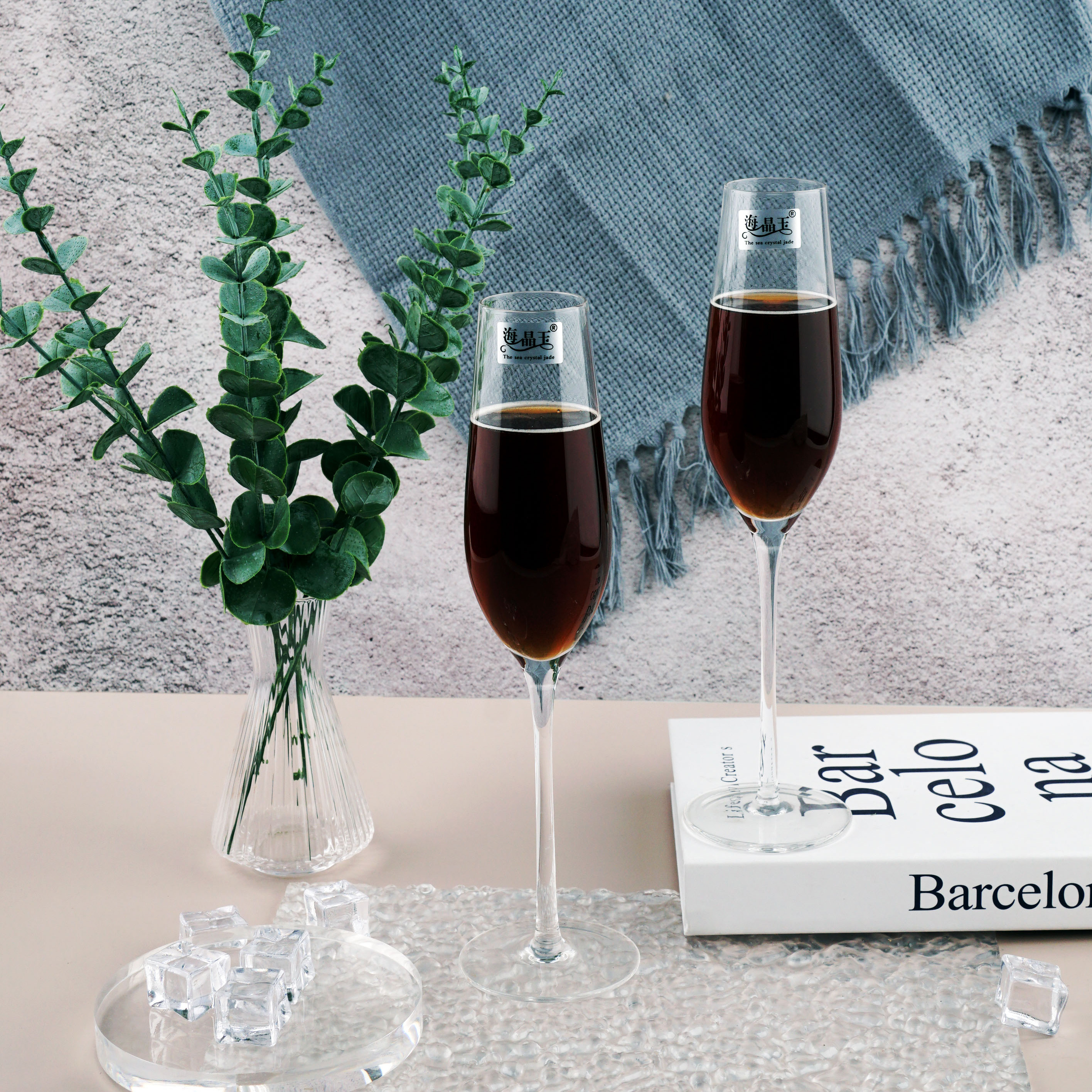 BỘ 6 LY RƯỢU VANG TRẮNG LVPL1 THỦY TINH CAO CẤP - SANG TRỌNG MẪU 1