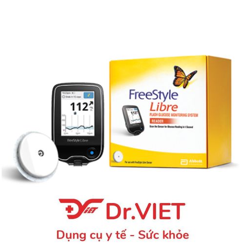 Đầu Đọc reader Cầm Tay Freestyle Libre [Chính hãng] - Hệ Thống Đo Và Theo Dõi Đường Huyết Không Đau không chích máu