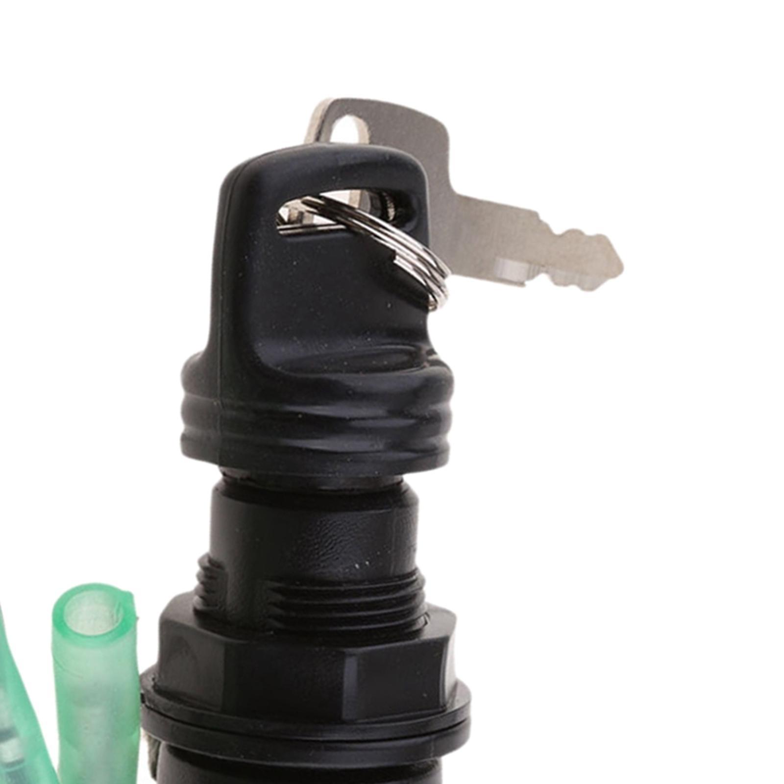 Boat Ignition Key Switch Assembly Sturdy Accessory Parts Easy Installation Outboard Motor Control Box Replacement Upgrade Repair 37110-92E01