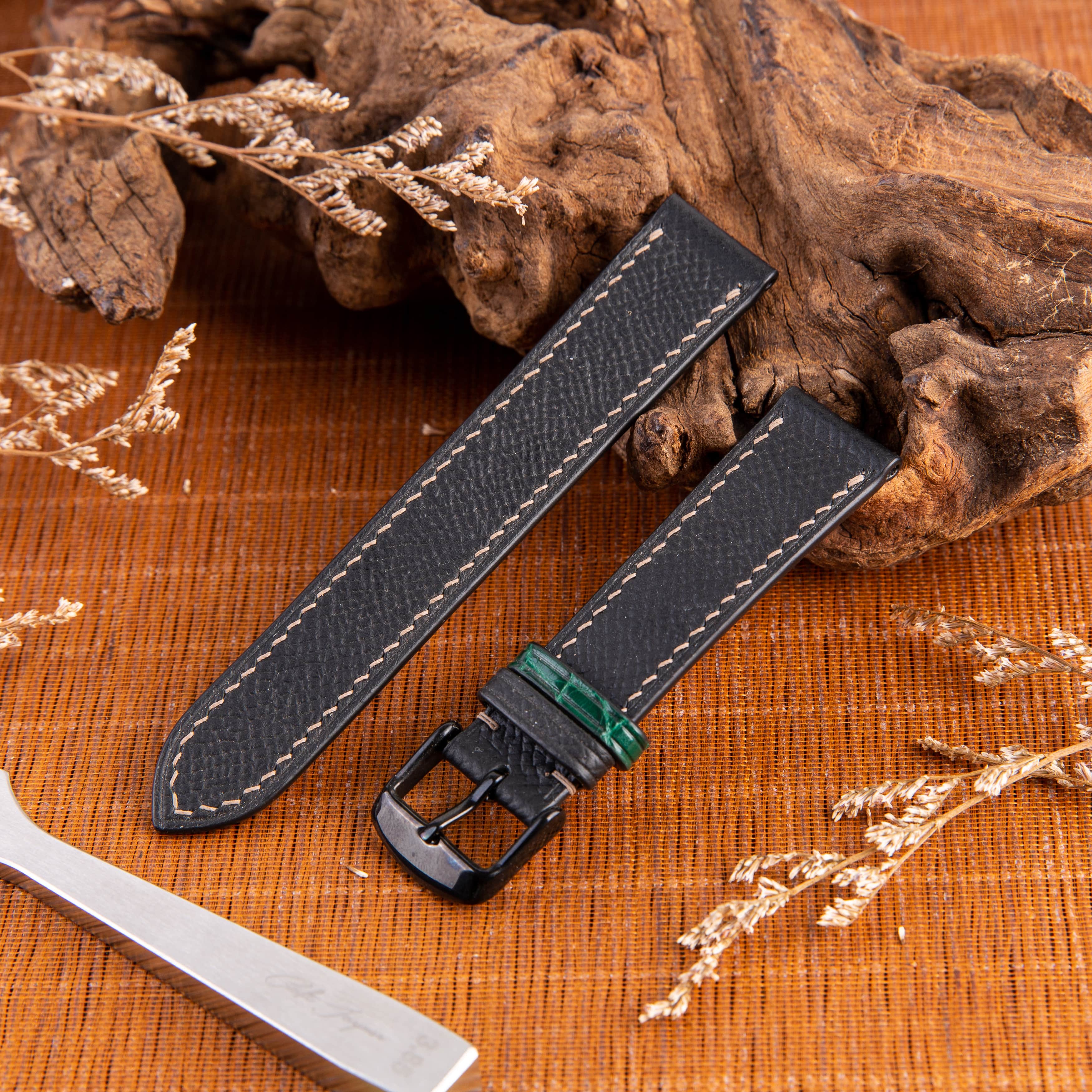 Dây đồng hồ da bò chống thấm nước tốt