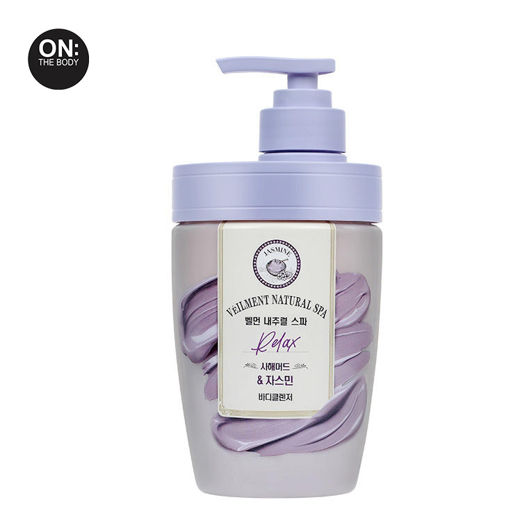 Sữa tắm bùn trắng da tẩy tế bào chết ON:The Body Veilment Natural Spa Hàn Quốc 500ml