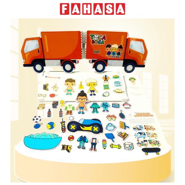 Bộ Tranh Tương Tác - Toca Boca Boys - LuLuHappyArt