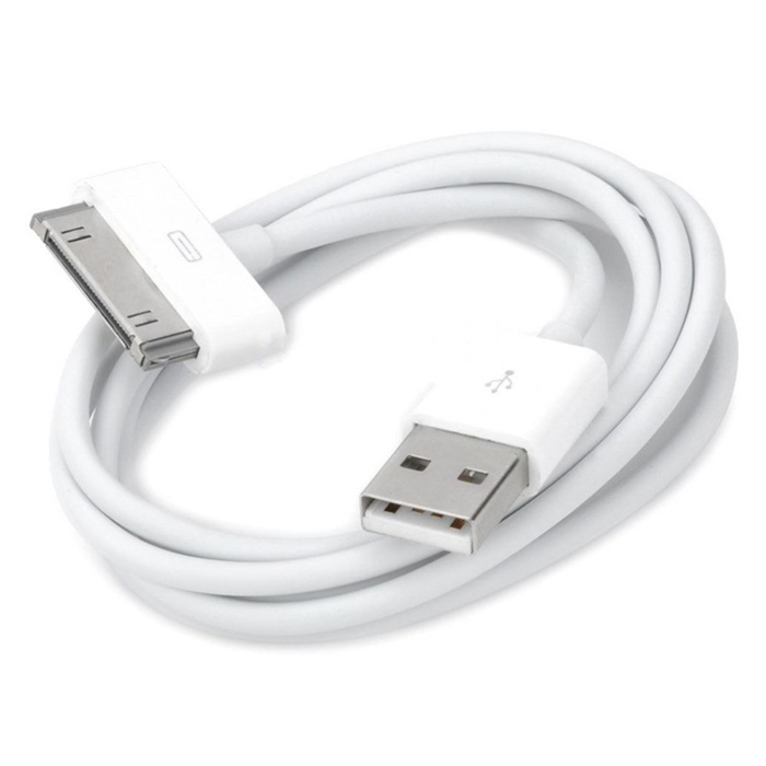 Dây Cáp Dành Cho iPhone 4 / 4S Hoco X1 (1m) - Trắng - Hàng Chính Hãng