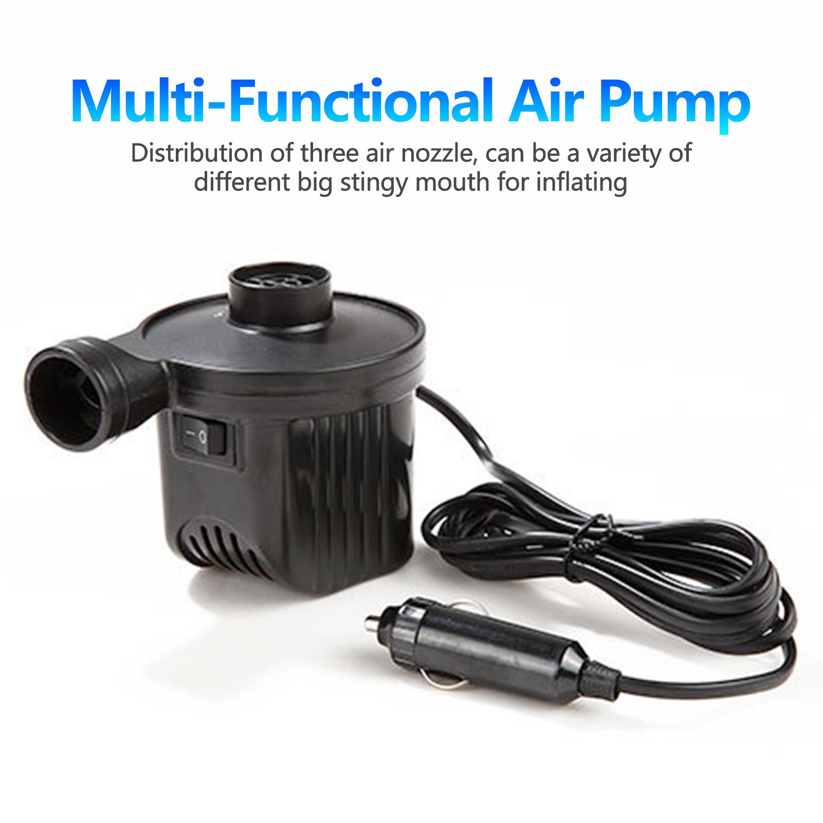 220V/36V/12V Dual-Purpose Air Pump For Home And Automobile Inflatable Bed Rubber Boat Swimming Ring Electric Inflating