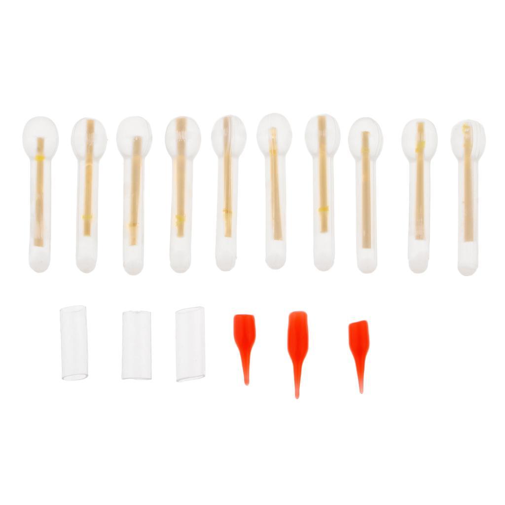 2-4pack 1 Box Fishing Glow Stick Fluorescent Light Stick Wand Tube 4.5 Big Head